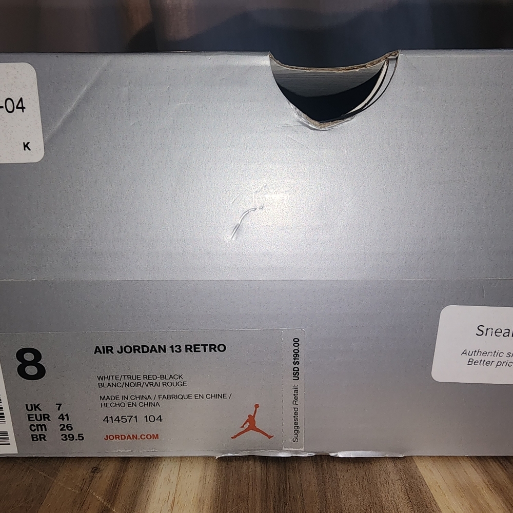 Nike Air Jordan "He Got Game" White And Black Mens 8 New - Picture 8 of 8